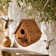 Nistkasten Vogelfutterhaus abgerundet