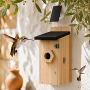 Wandnistkasten aus Holz braun