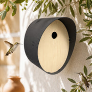 Nistkasten oval anthrazit