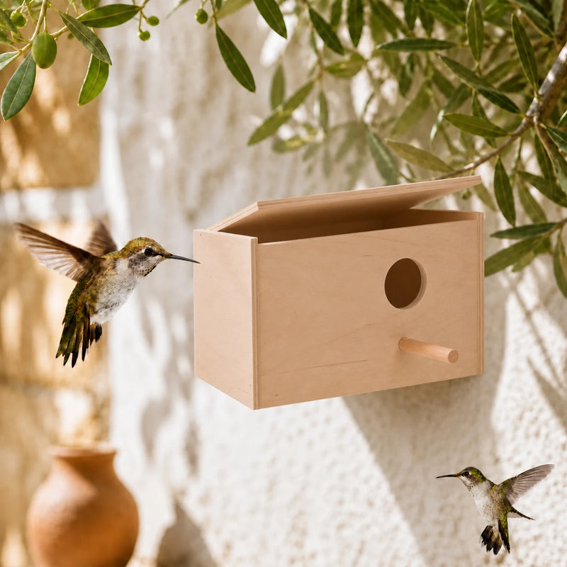 Nistkasten für Vögel aus Holz premium
