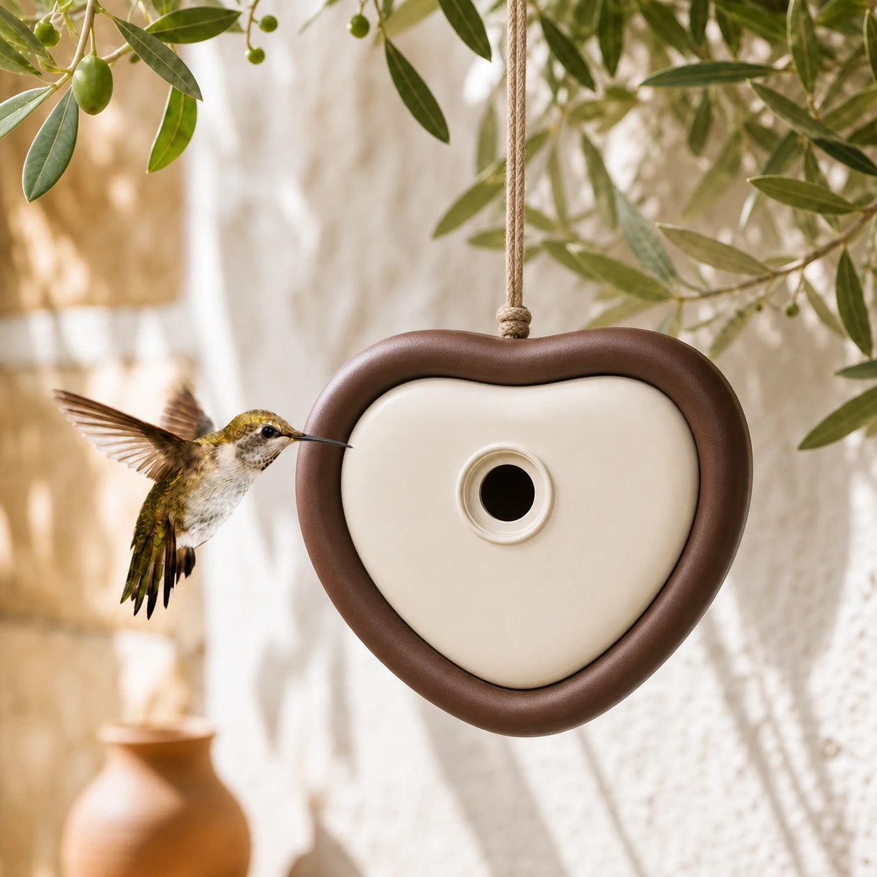 Nistkasten recycelt braun 25 cm