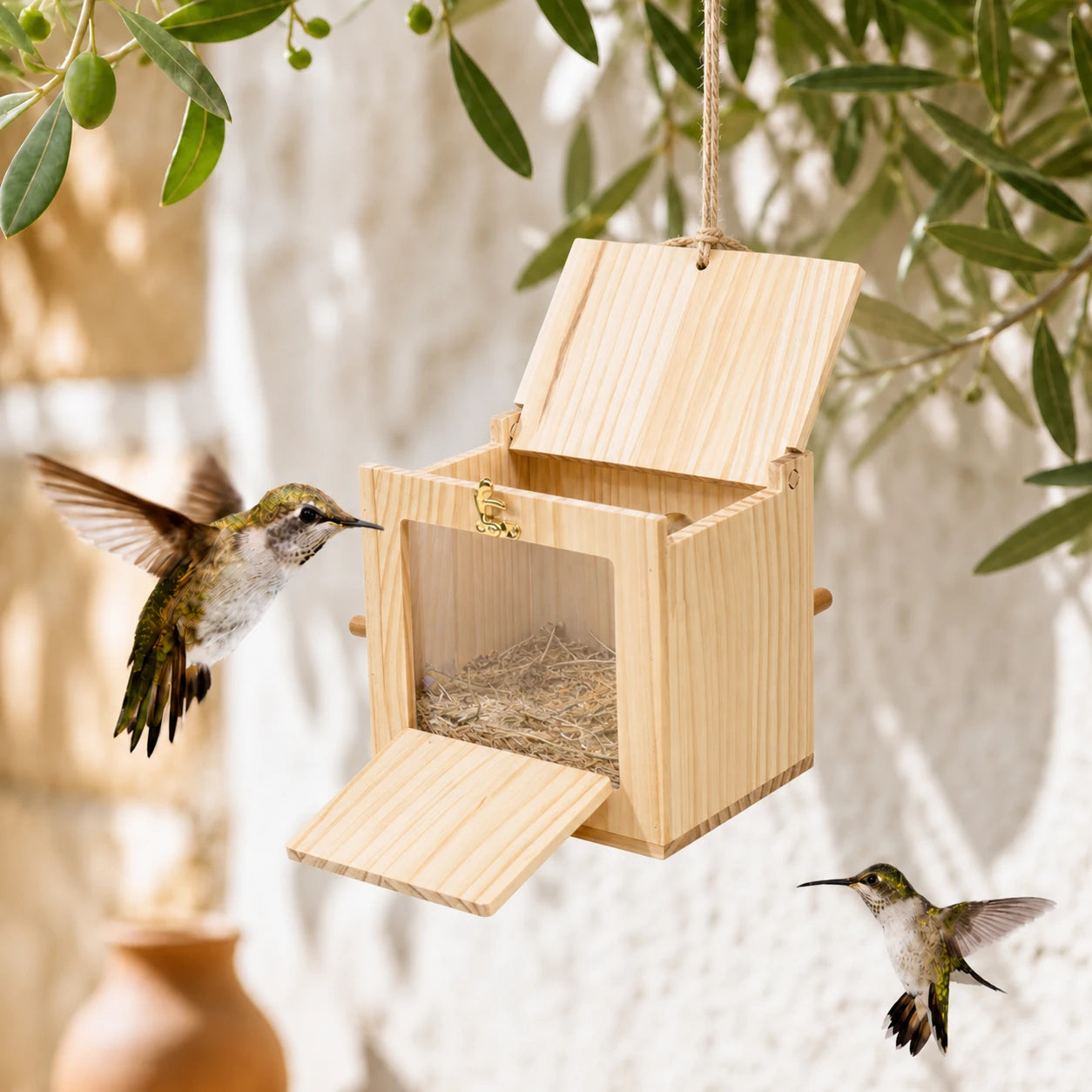 Nistkasten Voliere Holz