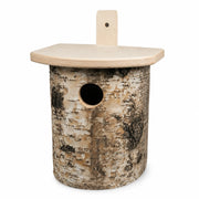 Nistkasten aus Birke braun, Maße 16 × 17 × 25 cm — Foto 2