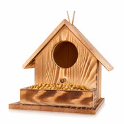 Nistkasten Beobachtungskasten aus Holz rot, Maße 17,2 × 17,2 × 17,2 cm — Foto 2