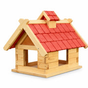 Vogelfutterhaus Chalet XXL aus Holz — Foto 2