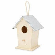 Nistkasten style rustikal aus Holz beige — Foto 2