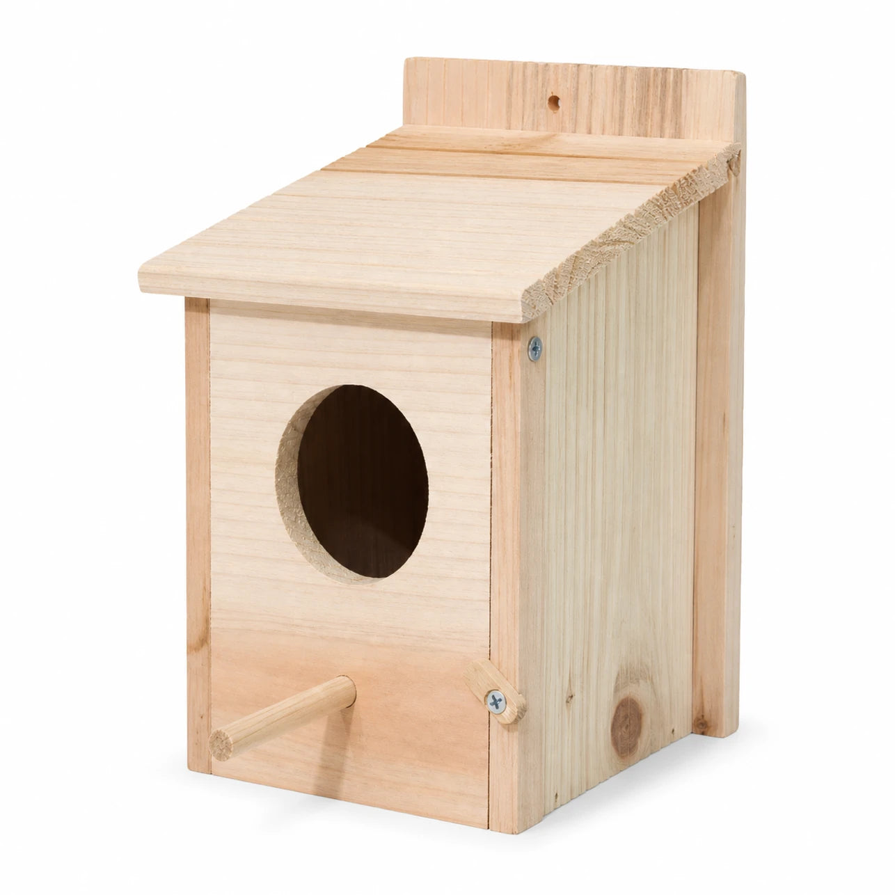 Hängenistkasten aus Holz beige, Maße 15 × 15 × 22 cm — Foto 2