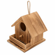 Nistkasten style rustikal aus Holz braun, Maße 17,2 × 17,2 × 17,2 cm — Foto 2