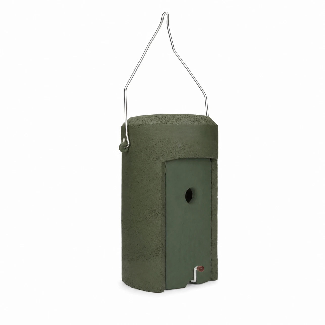 Hängenistkasten aus Holzbeton anthrazit, Maße 28 × 16 cm — Foto 2
