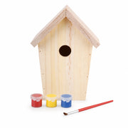 Nistkasten aus Holz blau / gelb — Foto 2