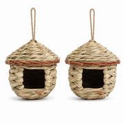 Set aus 2 Nistkästen hängend beige, Maße 15 × 15 cm — Foto 2
