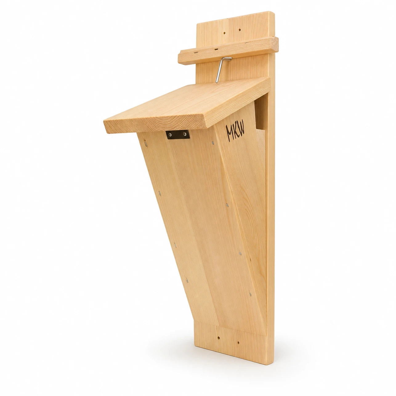 Vertikaler Nistkasten aus Holz mit Front geneigt — Foto 2