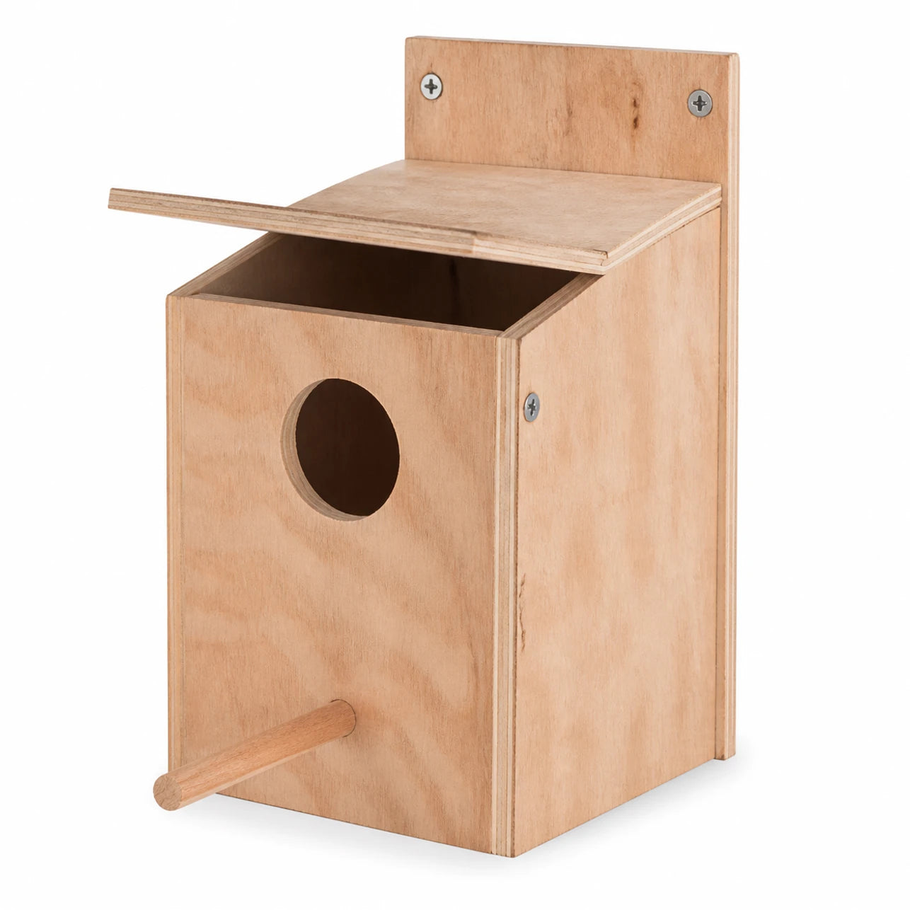 Nistkasten aus Holz braun, Maße 30 × 20 × 20 cm — Foto 2