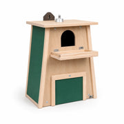 Vernetzter Nistkasten mit Balkon und Platten grün — Foto 2