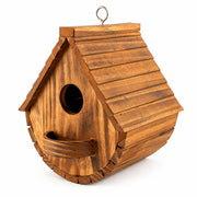 Nistkasten Vogelfutterhaus abgerundet — Foto 2