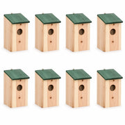 Set aus 8 Nistkästen aus Kiefernholz — Foto 2