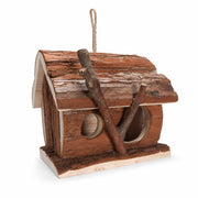 Nistkasten aus Holz braun, Maße 16 × 16 × 16 cm — Foto 2