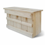 Nistkasten mit 3 Kammern aus Holz weiß — Foto 2