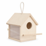 Nistkasten Beobachtungskasten aus Holz, Maße 14 × 14 × 13 cm — Foto 2