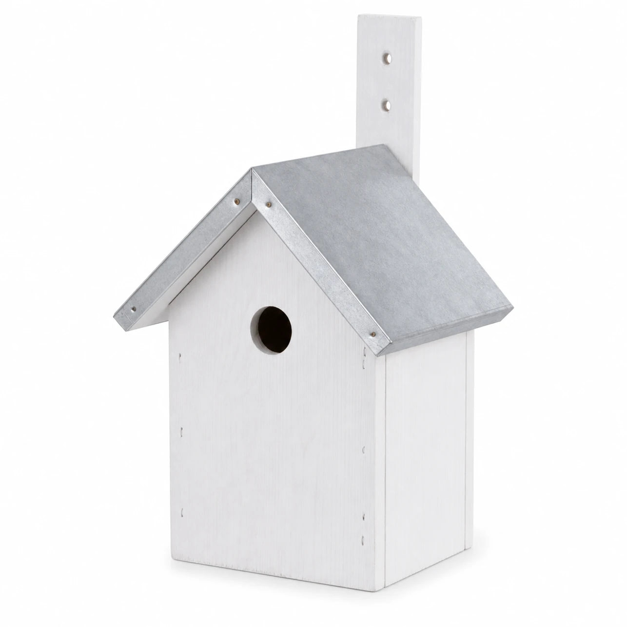 Nistkasten weiß, Maße 19,2 × 18 × 31,2 cm — Foto 2