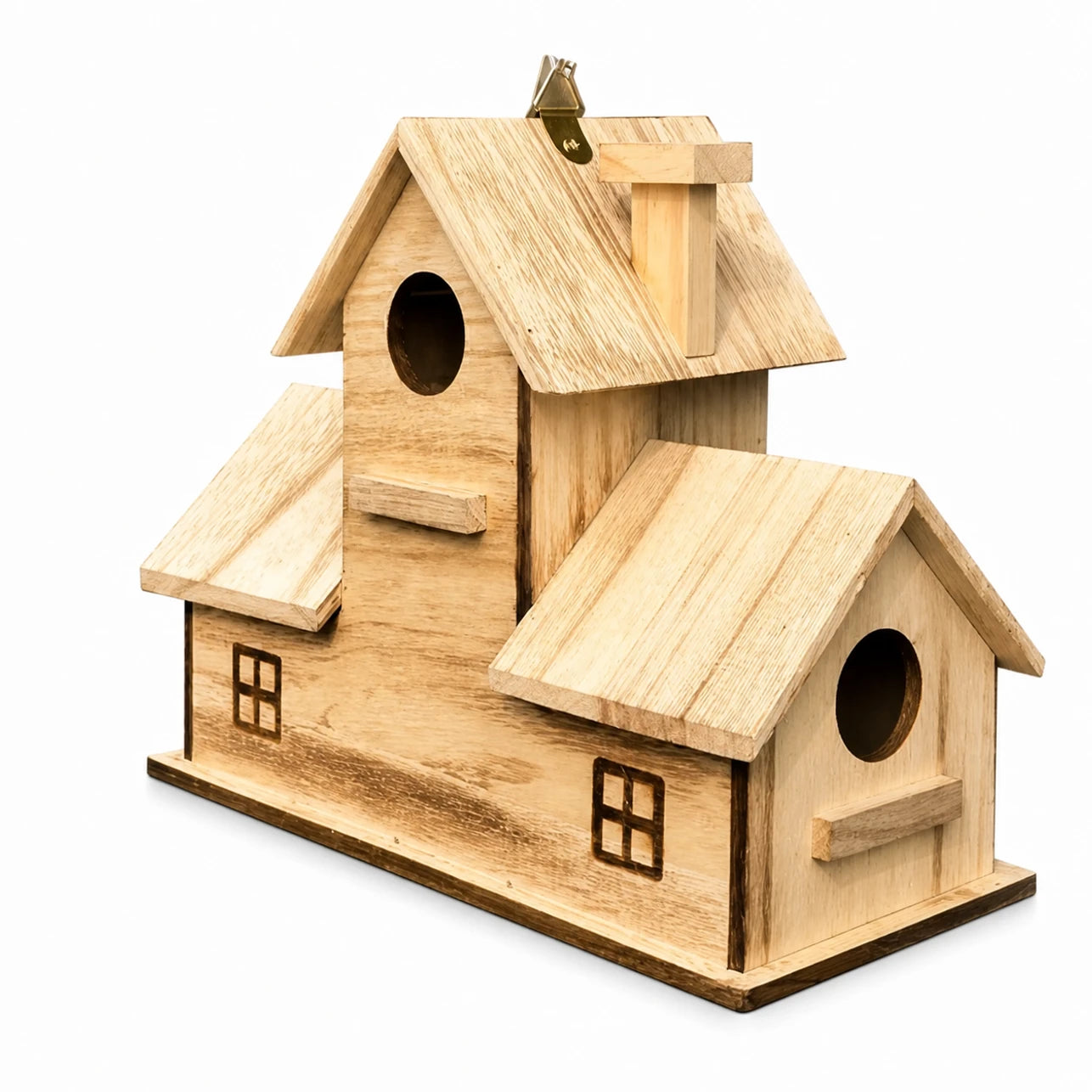Nistkasten style rustikal aus Holz braun, Maße 30 × 13 × 23 cm — Foto 2