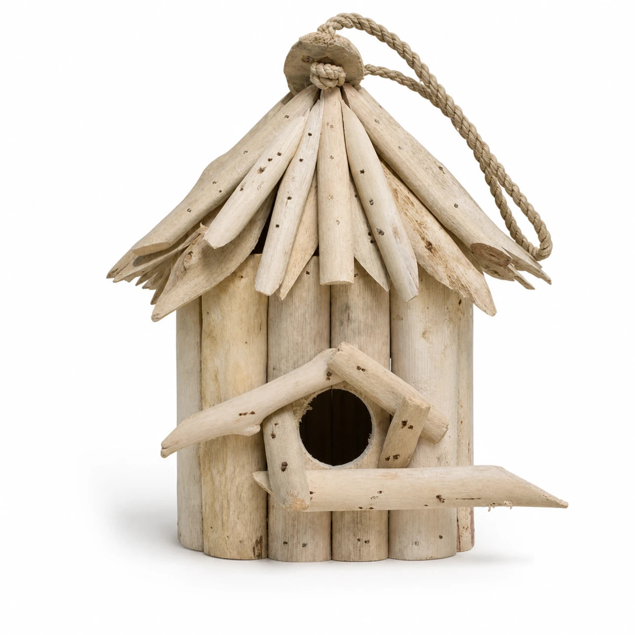 Hängenistkasten aus Holz beige, Maße 20 × 17 × 24 cm — Foto 2