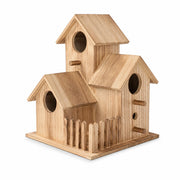 Set aus 3 Nistkästen aus Holz braun — Foto 2