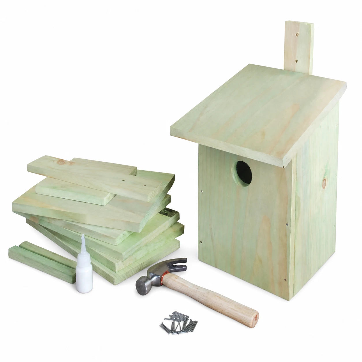 Kit Nistkasten aus Holz mit zusammenbauen — Foto 2