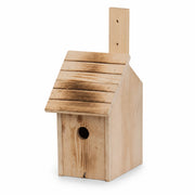 Nistkasten aus Holz braun, Maße 12 × 14,5 cm — Foto 3
