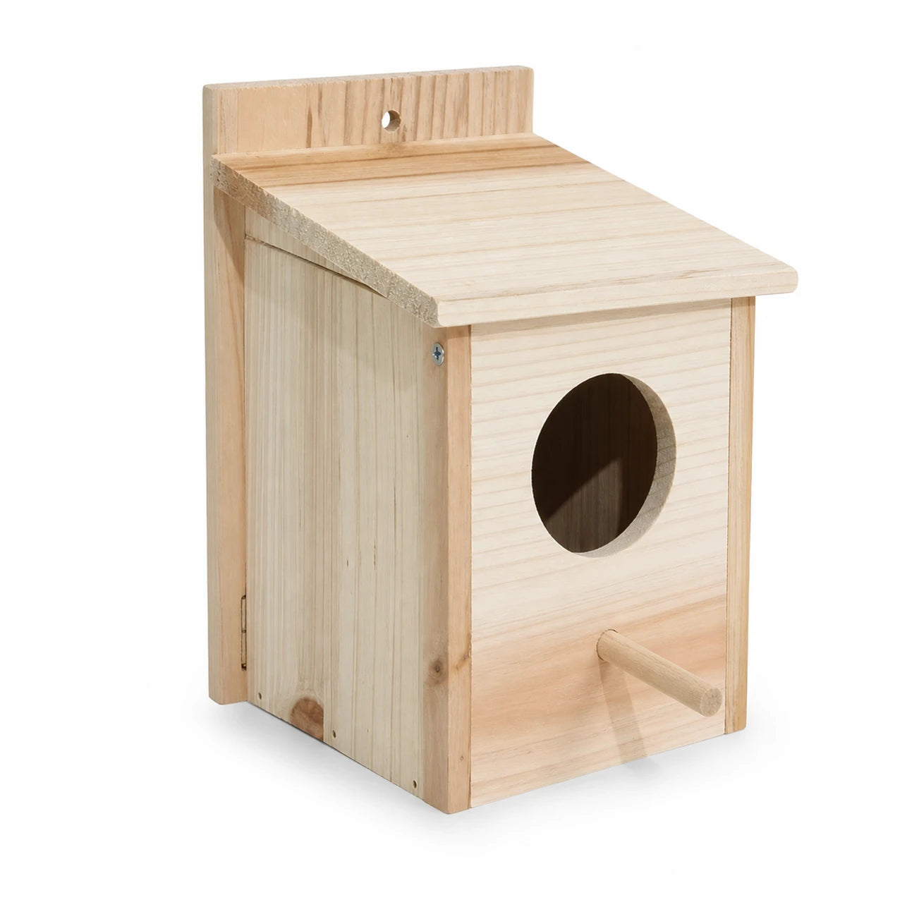 Hängenistkasten aus Holz beige, Maße 15 × 15 × 22 cm — Foto 3