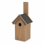 Nistkasten aus Holz braun mit Bitumendach, Maße 16 × 21,5 cm — Foto 3