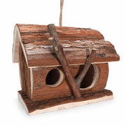 Nistkasten aus Holz braun, Maße 16 × 16 × 16 cm — Foto 3