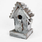 Nistkasten aus Holz grau, Maße 14 × 13 × 24 cm — Foto 3
