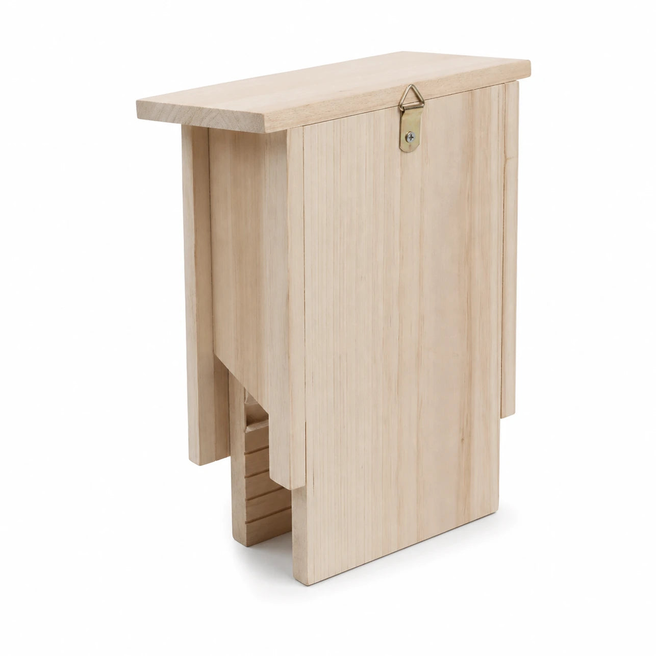 Halboffener Nistkasten aus Holz mit Front geneigt — Foto 3