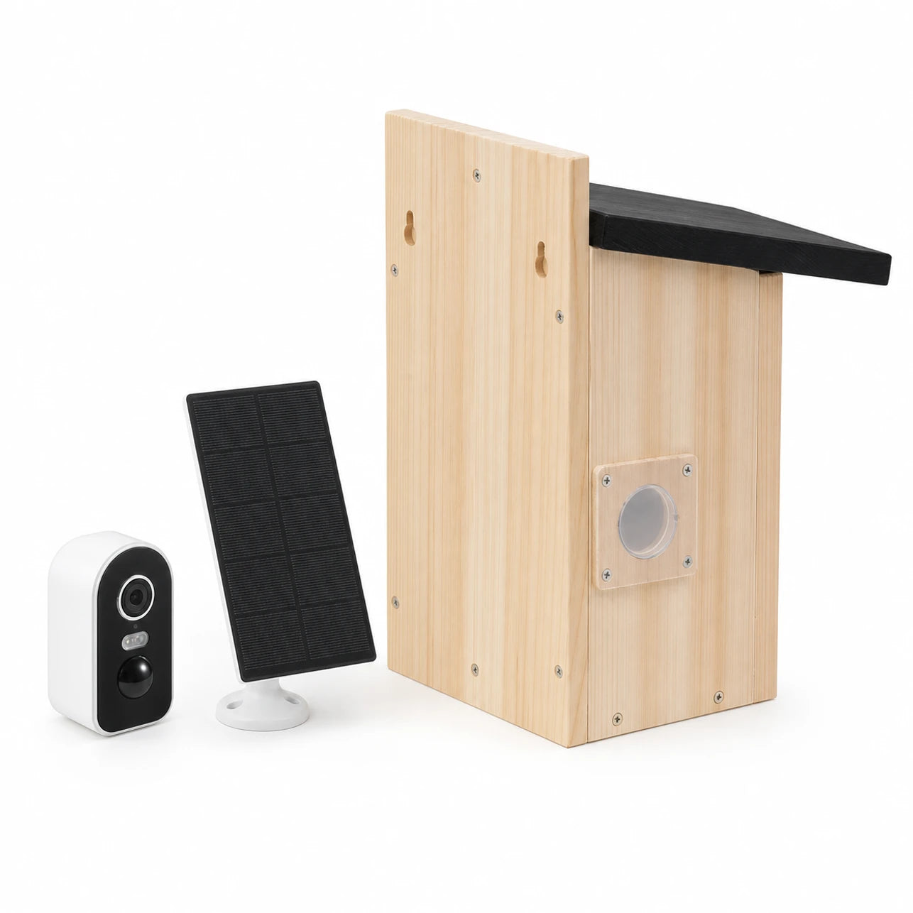 Wandnistkasten aus Holz braun — Foto 3
