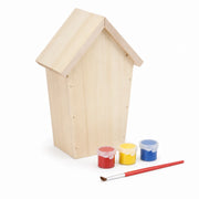 Nistkasten aus Holz blau / gelb — Foto 3