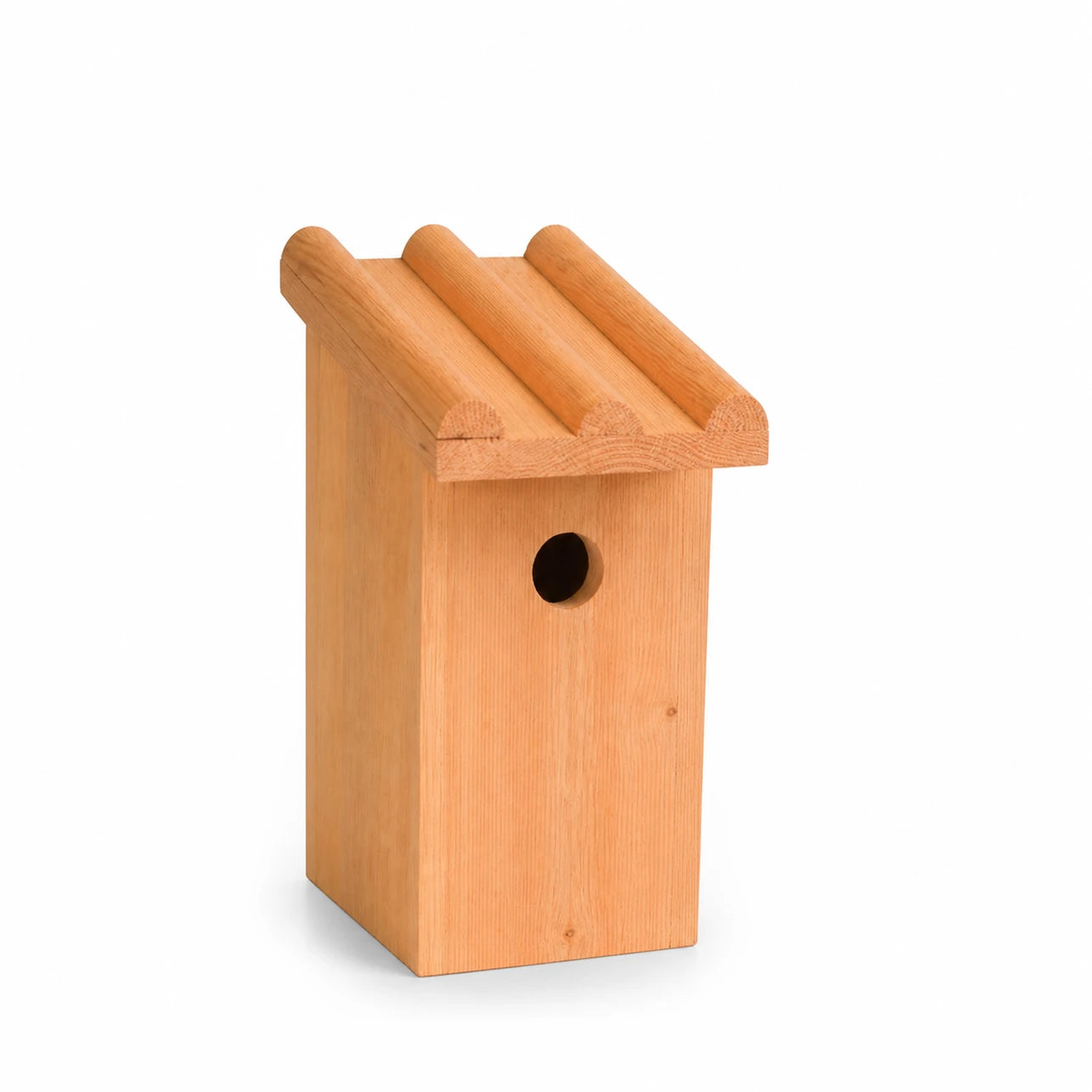 Nistkasten aus Kiefer braun, Maße 17 × 14 × 27 cm — Foto 3