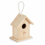 Nistkasten aus Holz beige, Maße 13 × 10 × 8,3 cm — Foto 3