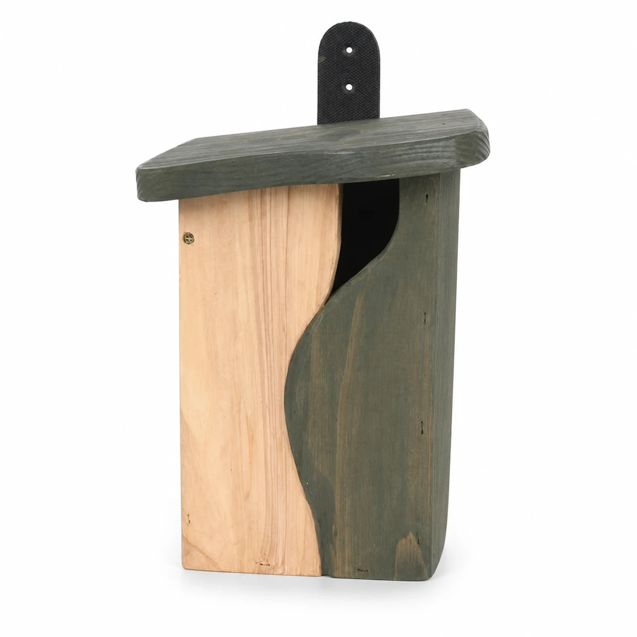 Nistkasten aus Holz mit stehend grün — Foto 3