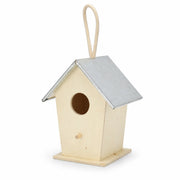 Nistkasten style rustikal aus Holz beige — Foto 3