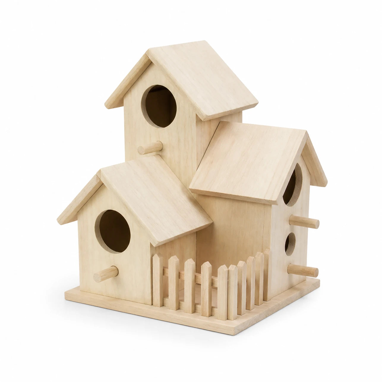 Set aus 3 Nistkästen aus Holz, Maße 20 × 17 × 17 cm — Foto 3