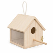 Nistkasten Beobachtungskasten aus Holz, Maße 14 × 14 × 13 cm — Foto 3