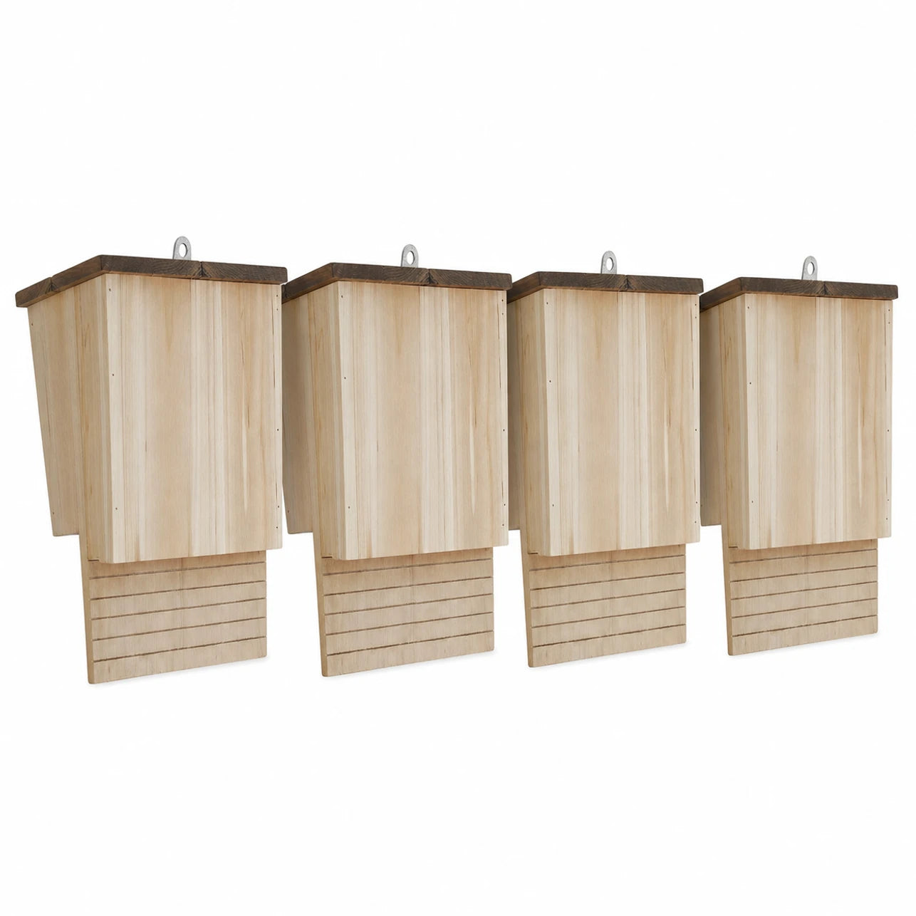 Nistkasten aus Holz braun, Maße 22 × 12 × 34 cm — Foto 3