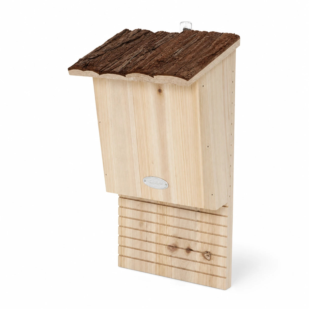 Fledermauskasten mit Dach aus Rinde — Foto 3