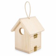 Nistkasten Beobachtungskasten aus Holz beige, Maße 14,7 × 13 × 15,8 cm — Foto 3