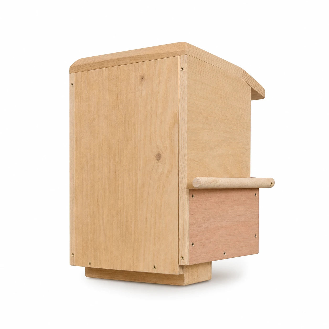 Offener Nistkasten aus Holz mit Halterung Kamera — Foto 3