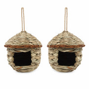 Set aus 2 Nistkästen hängend beige, Maße 15 × 15 cm — Foto 3