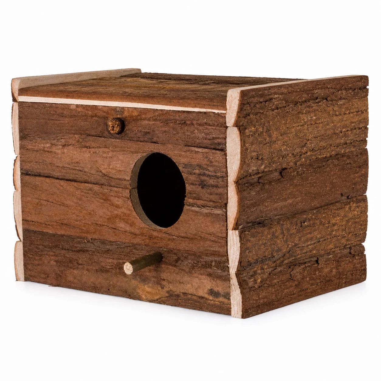 Nistkasten aus Holz aus Rinde — Foto 3