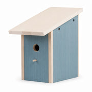Nistkasten aus Holz blau, Maße 19,9 × 18,5 × 26 cm — Foto 3