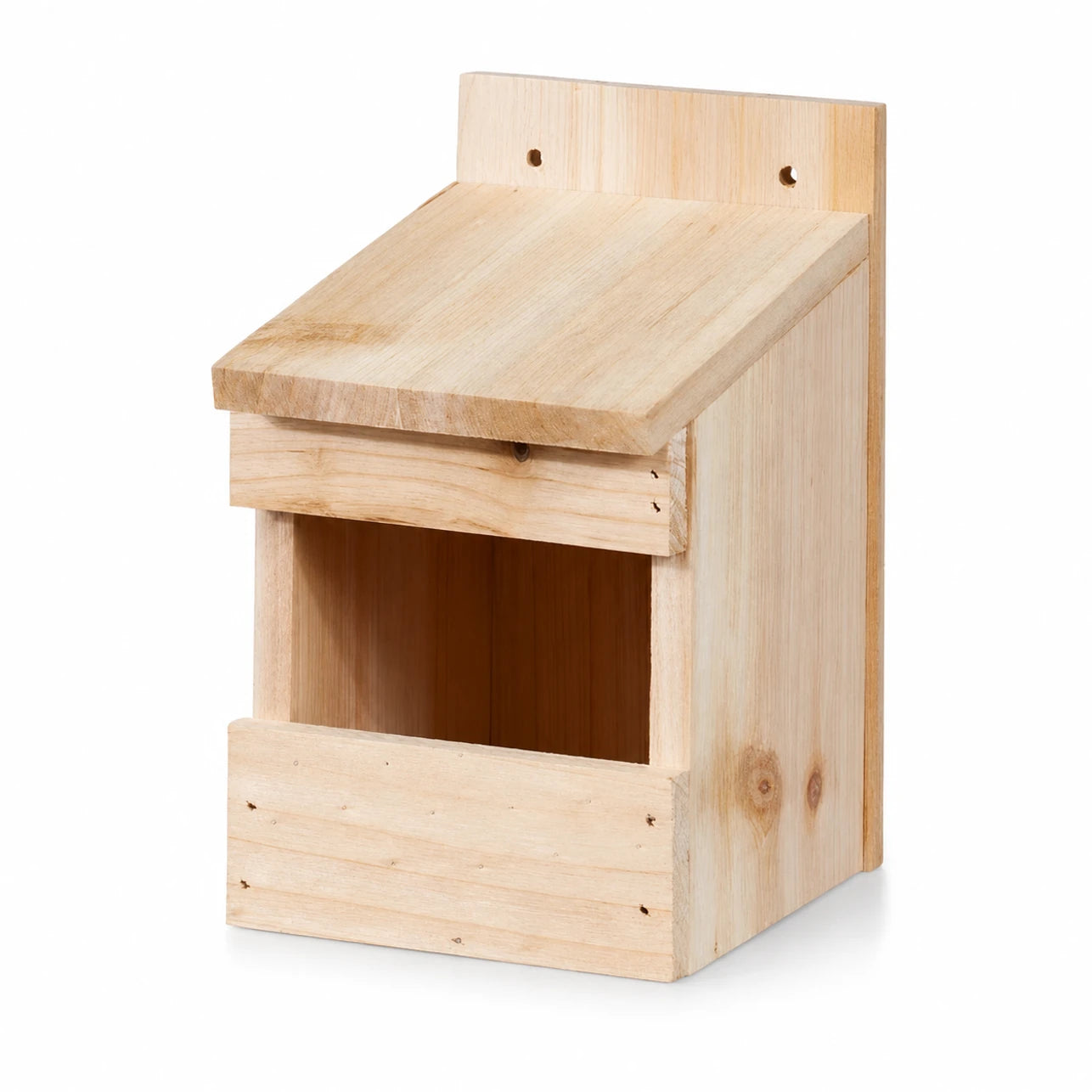 Nistkasten aus Tanne braun, Maße 20 × 12 × 15,5 cm — Foto 3